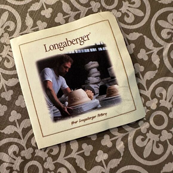 Longaberger Woven Traditions Classic‎ Blue Latte Mug New 5” tall - Picture 6 of 8